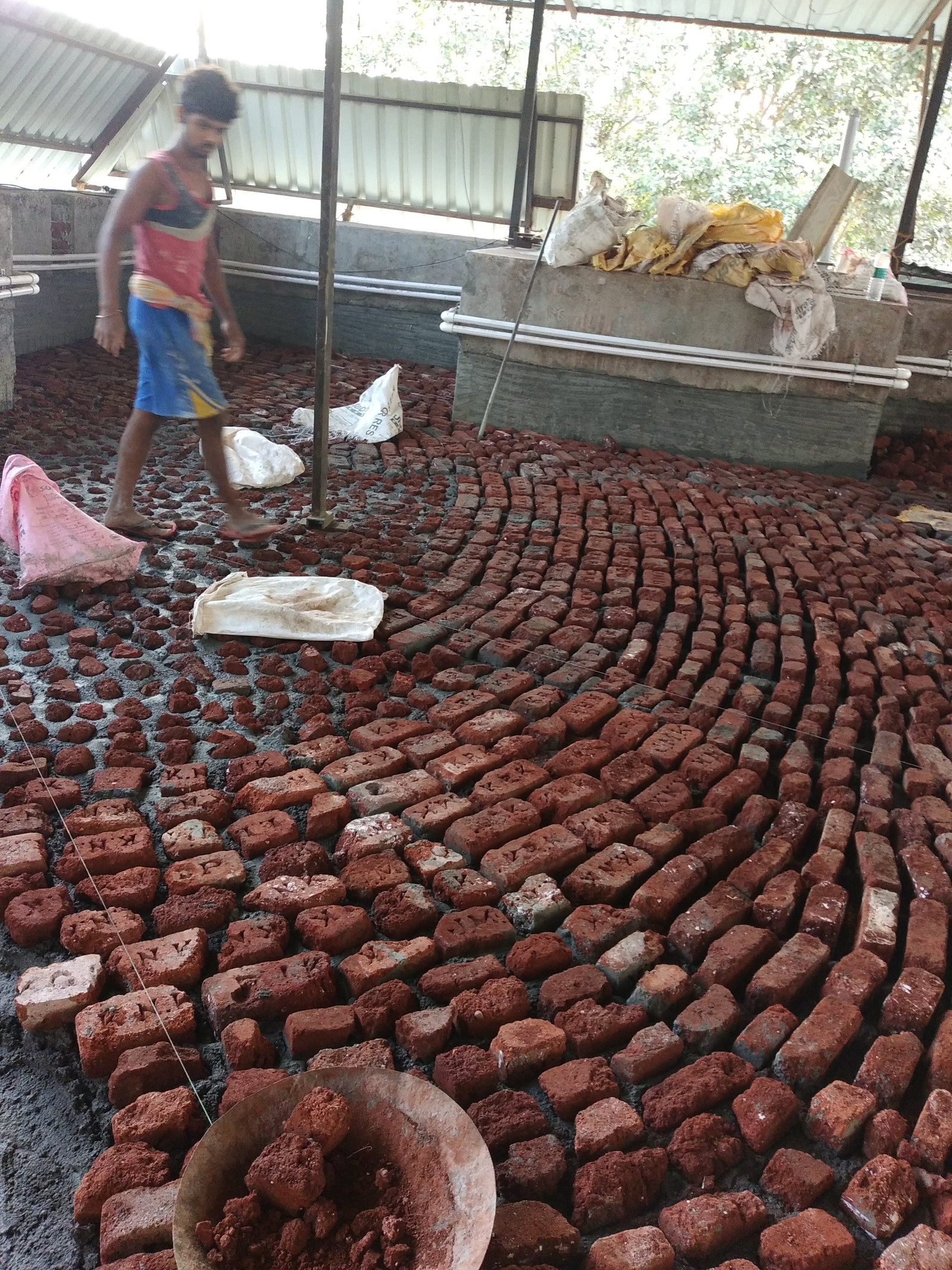 Terrace waterproofing with brick bat  12 year guarantee  works